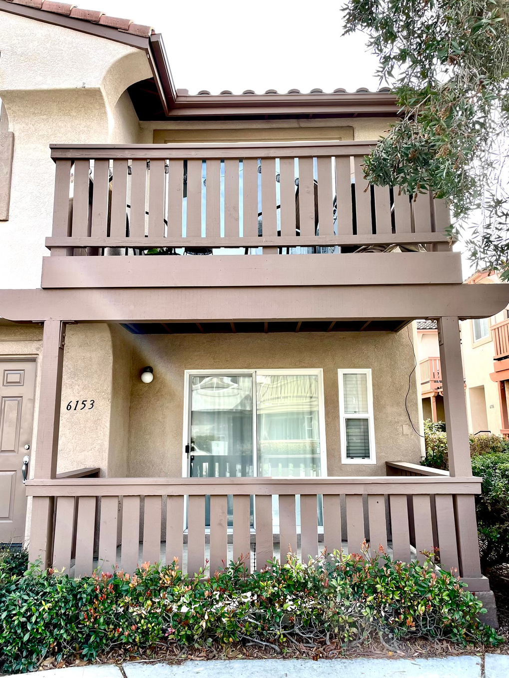 Serrano at Rancho Carrillo balcony structure during restoration